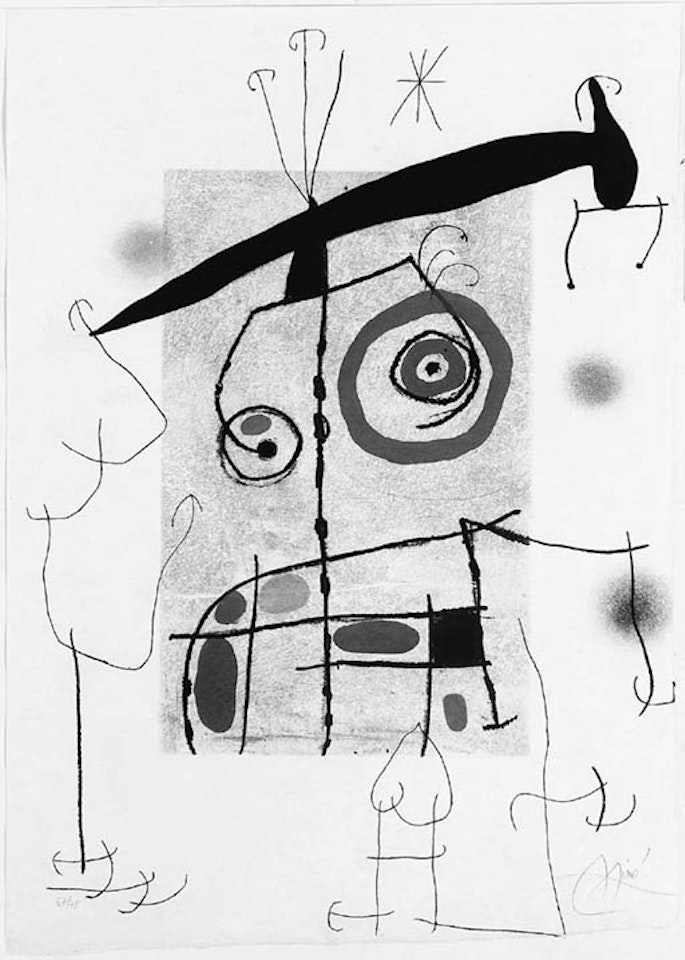 L'homme au balancier by Joan Miró