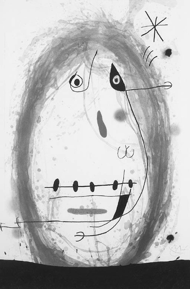 L'exile vert by Joan Miró