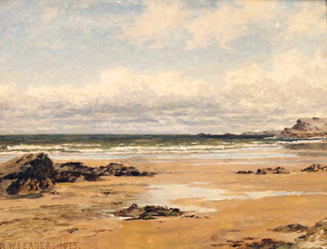 On the Kentish Coast by Benjamin Williams Leader