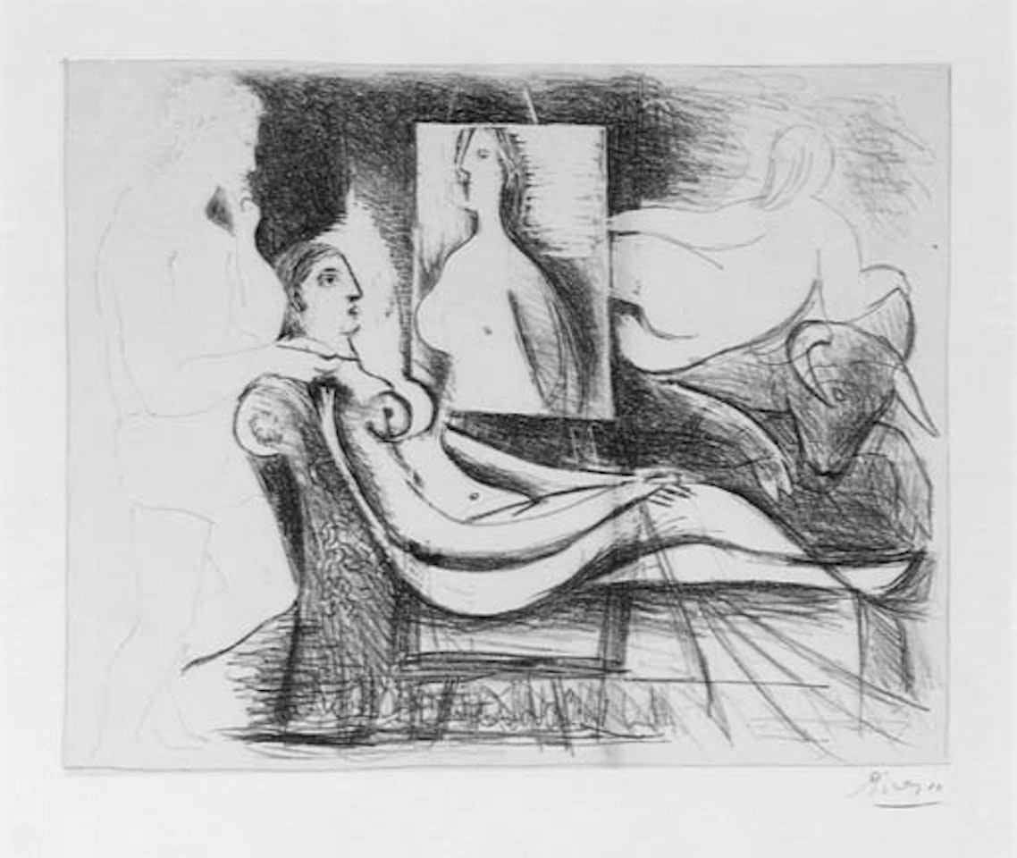 Le peintre et son modele, for Pablo Picasso by Pablo Picasso