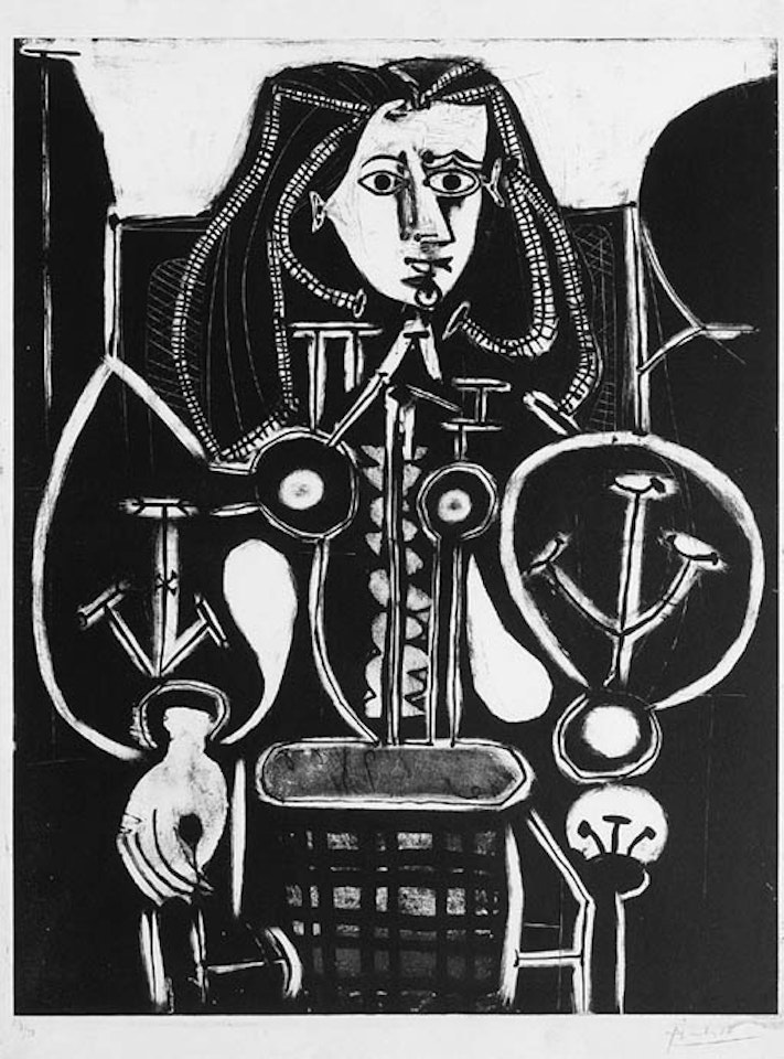 Femme au fauteuil IV by Pablo Picasso