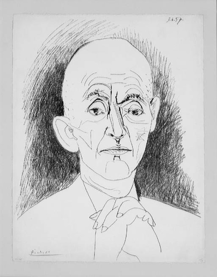 Portrait de D.H. Kahnweiler III by Pablo Picasso