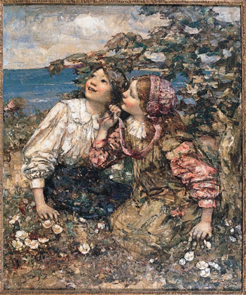 The sound of the lark by Edward Atkinson Hornel