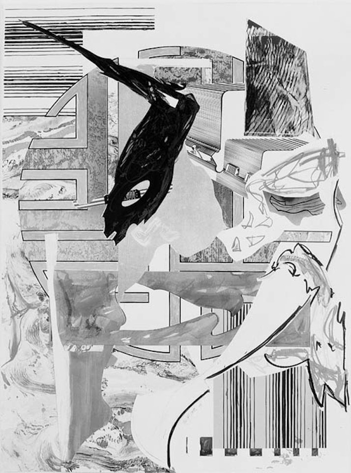 Quarter Deck, from The Waves II by Frank Stella