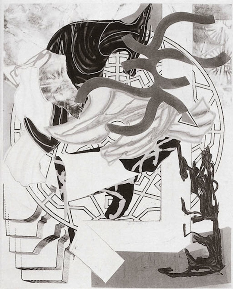 The hyena, from The Waves II by Frank Stella