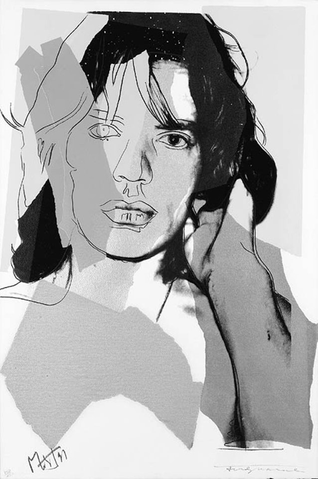 Mick Jagger by Andy Warhol