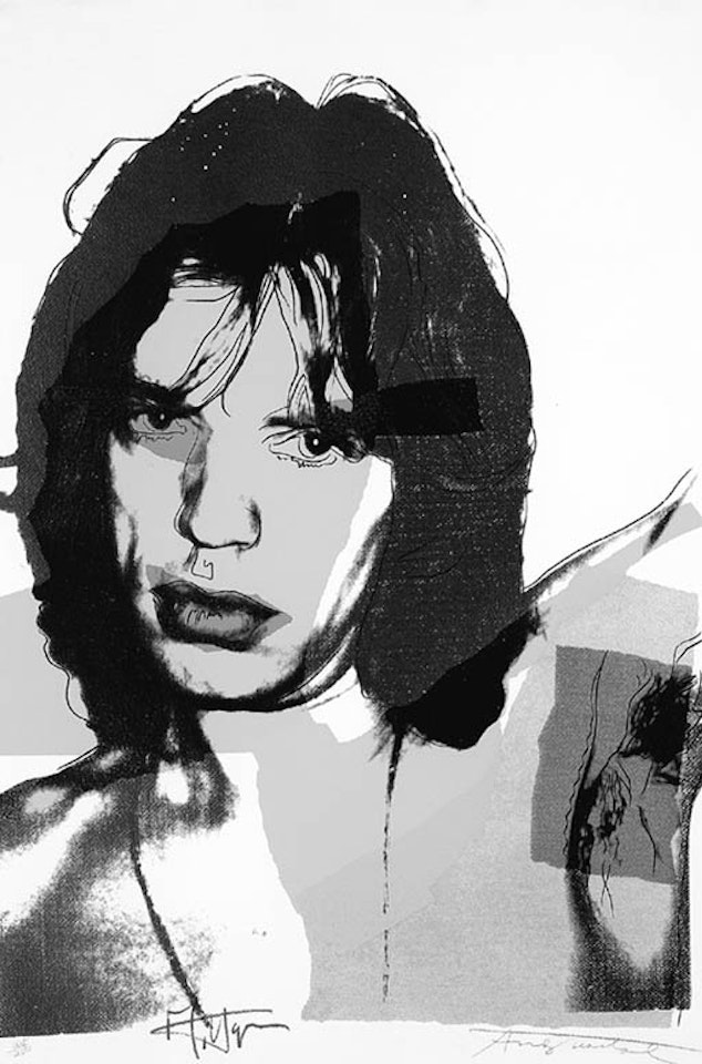 Mick Jagger by Andy Warhol