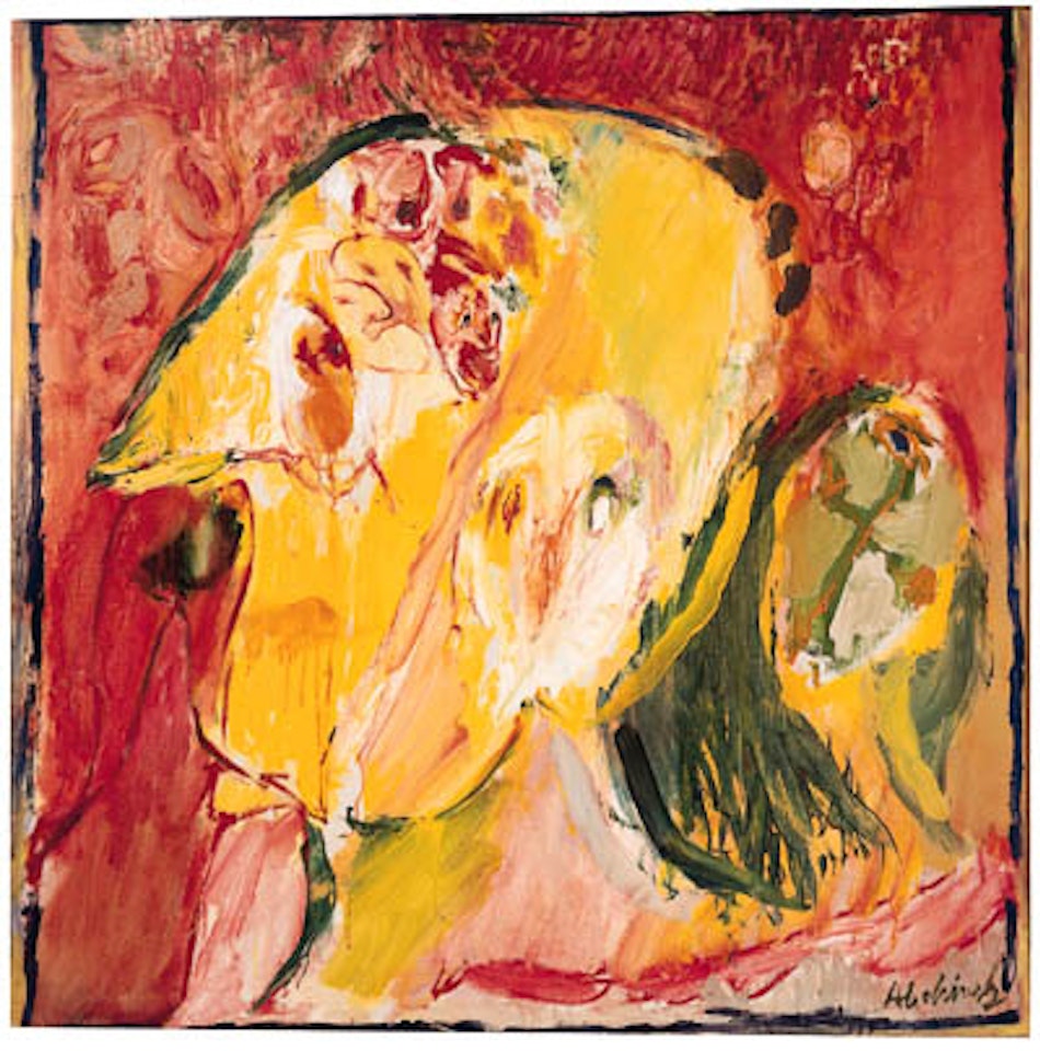 Demi tour a gauche by Pierre Alechinsky