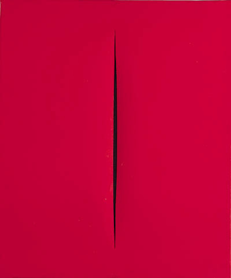 Concetto spaziale, attesa by Lucio Fontana