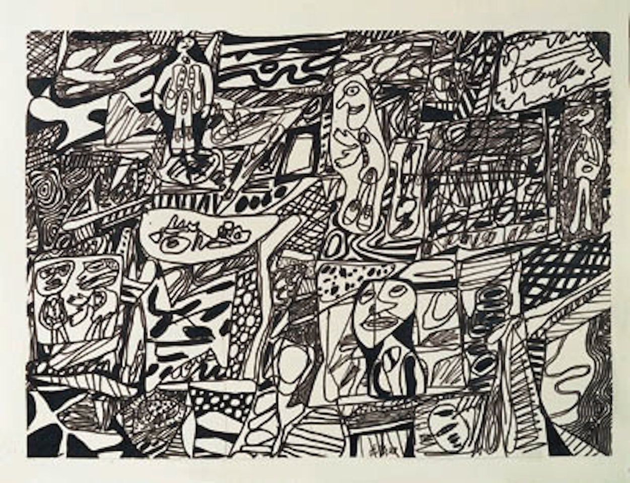 Memoration VI by Jean Dubuffet