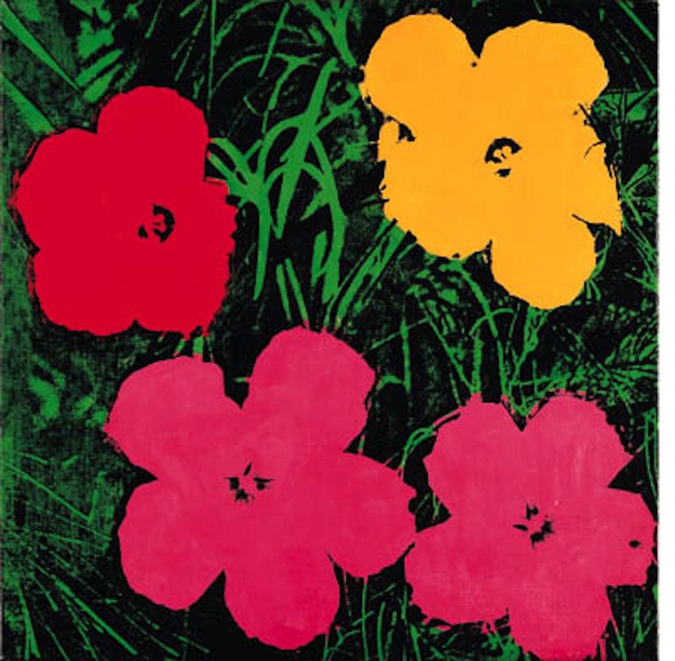 Two foot flowers by Andy Warhol