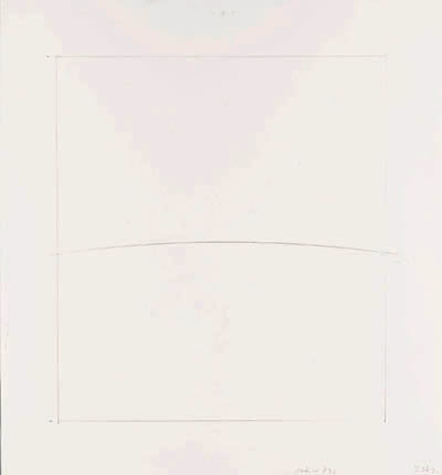 Curve radius 83 1/4 by Ellsworth Kelly