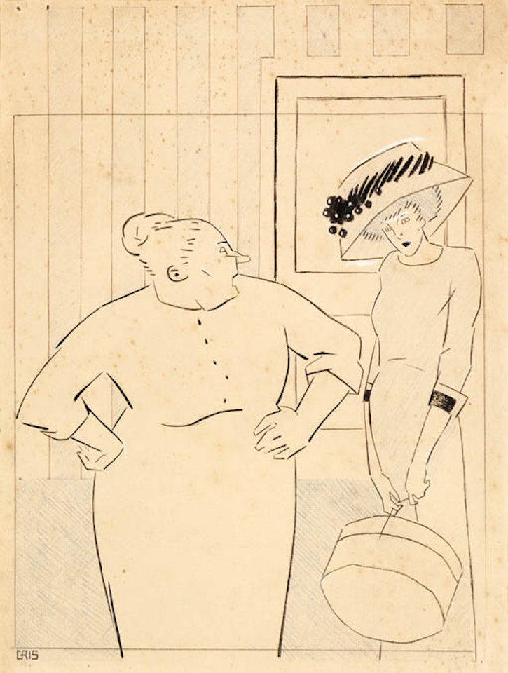 Chez la modiste by Juan Gris