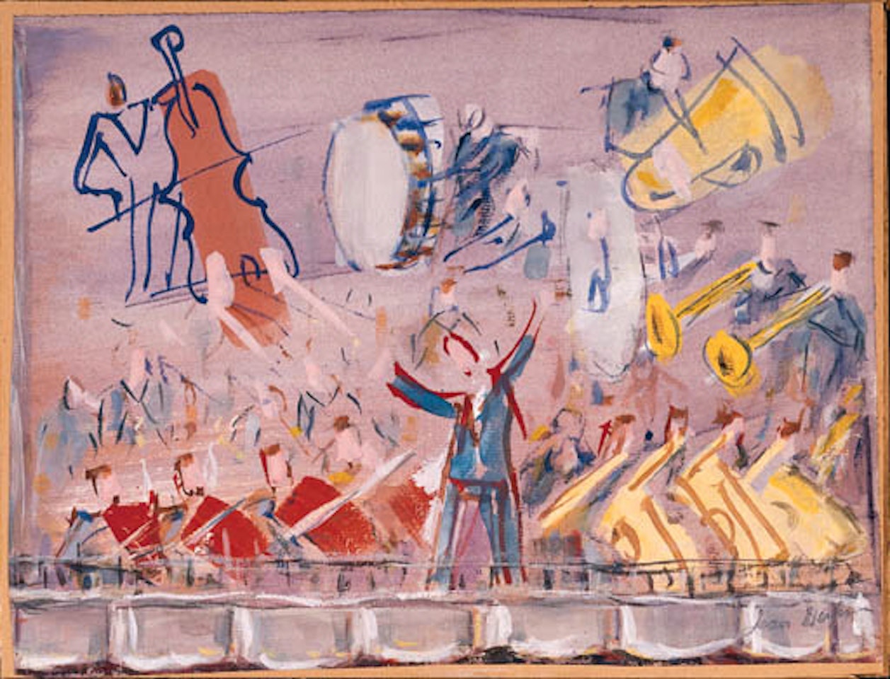 L'orchestre by Jean Dufy