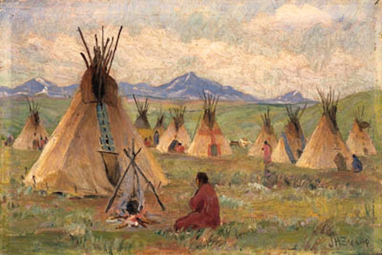 Blackfeet Country, Montana by Joseph Henry Sharp