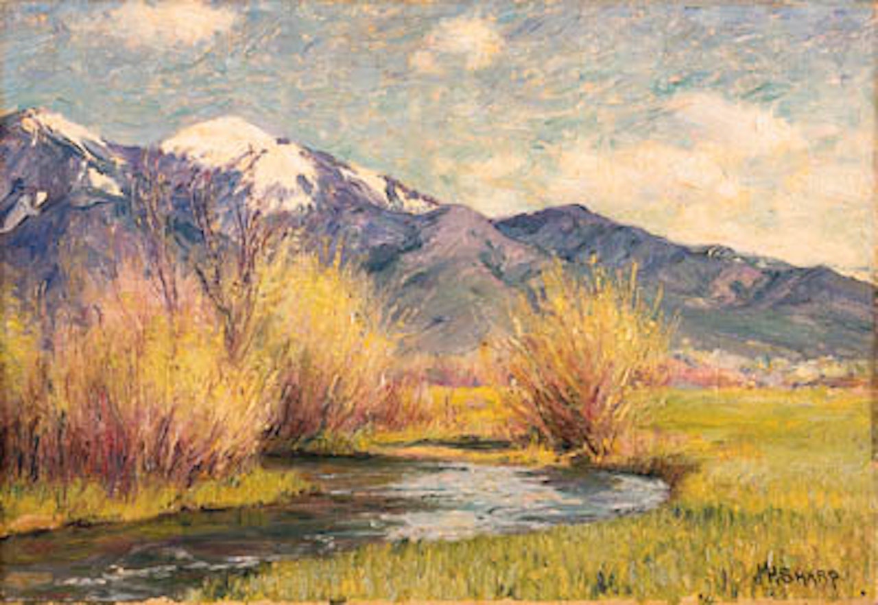 Taos mountain springtime by Joseph Henry Sharp