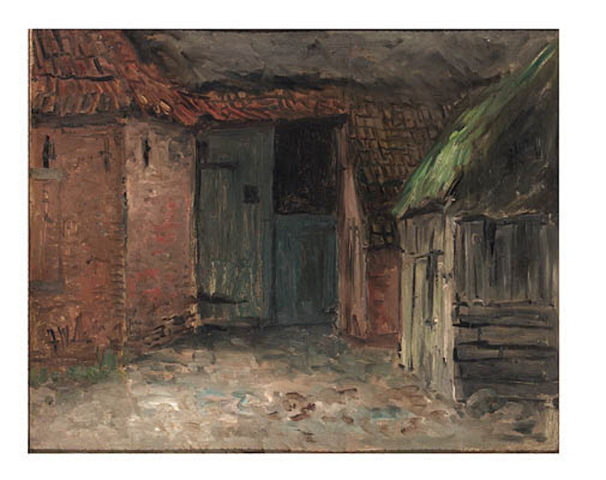 Farmyard by Hendrik-Willem Mesdag