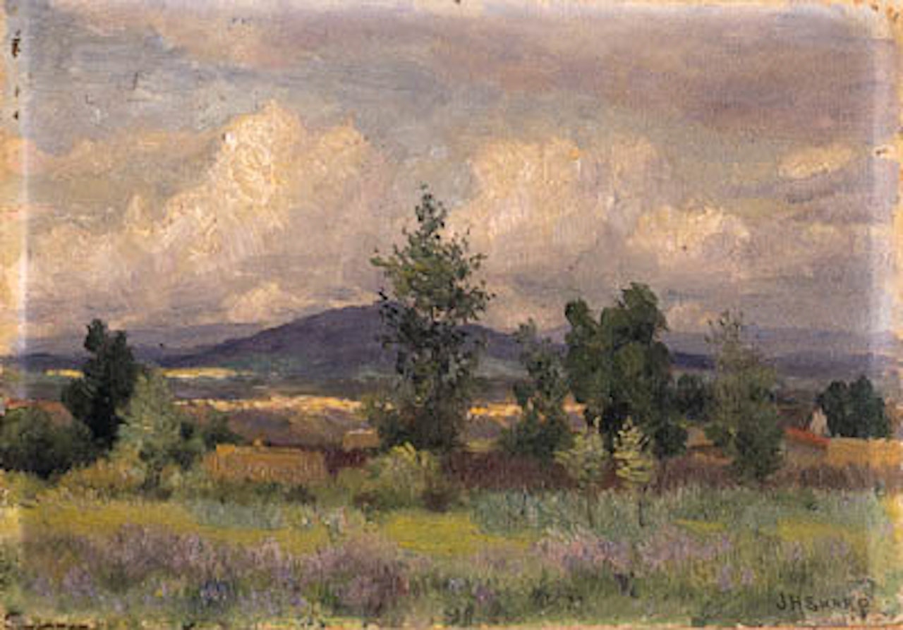 View from Kit Carson's tomb by Joseph Henry Sharp