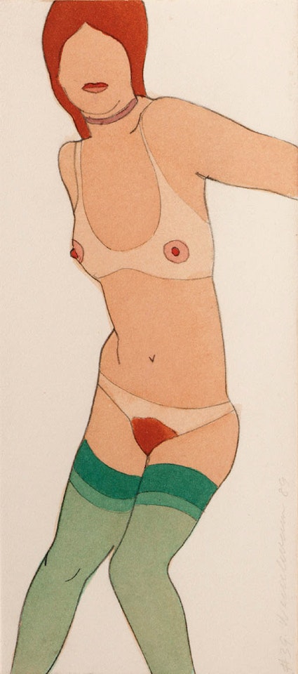 Beautiful Kate #39 (Variable Edition) by Tom Wesselmann