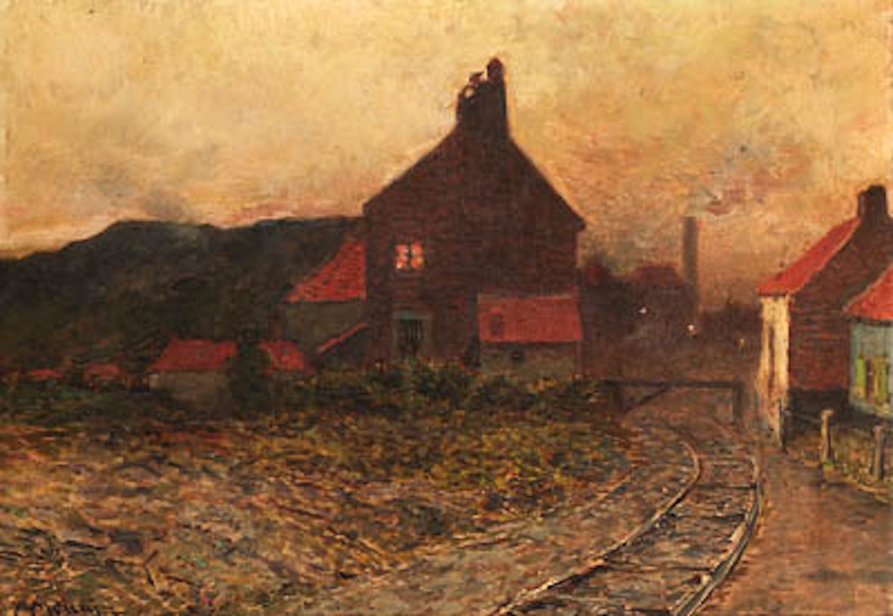 Le chemin de fer by Constantin Meunier