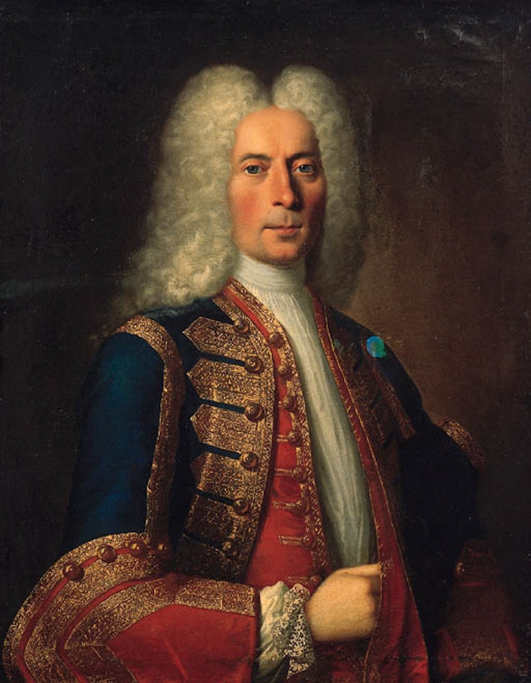 Portrait d'un officier superieur de la maison du roi Louis XV by Italian School