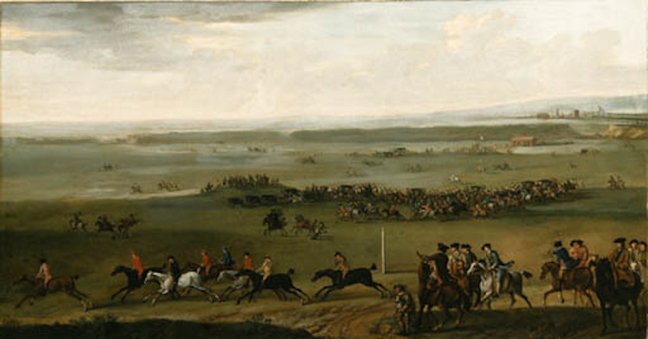 Race on the Beacon Course, Newmarket by John Wootton