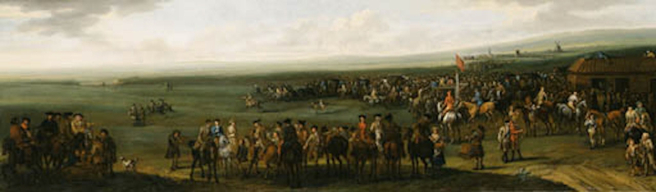 Round Course Newmarket before start of the King's Plate by John Wootton