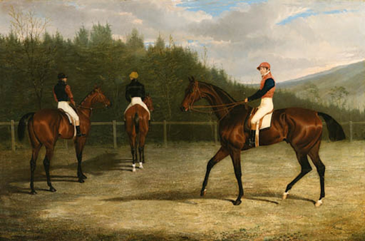 Goodwood Gold Cup 1831 - Priam, Fleur de Lis, Variation by John Frederick Herring