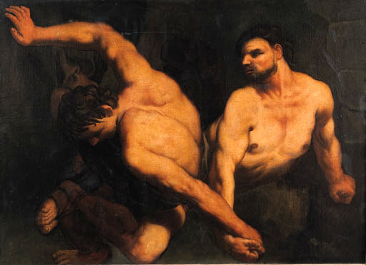Ercole e Caco by Antonio Zanchi
