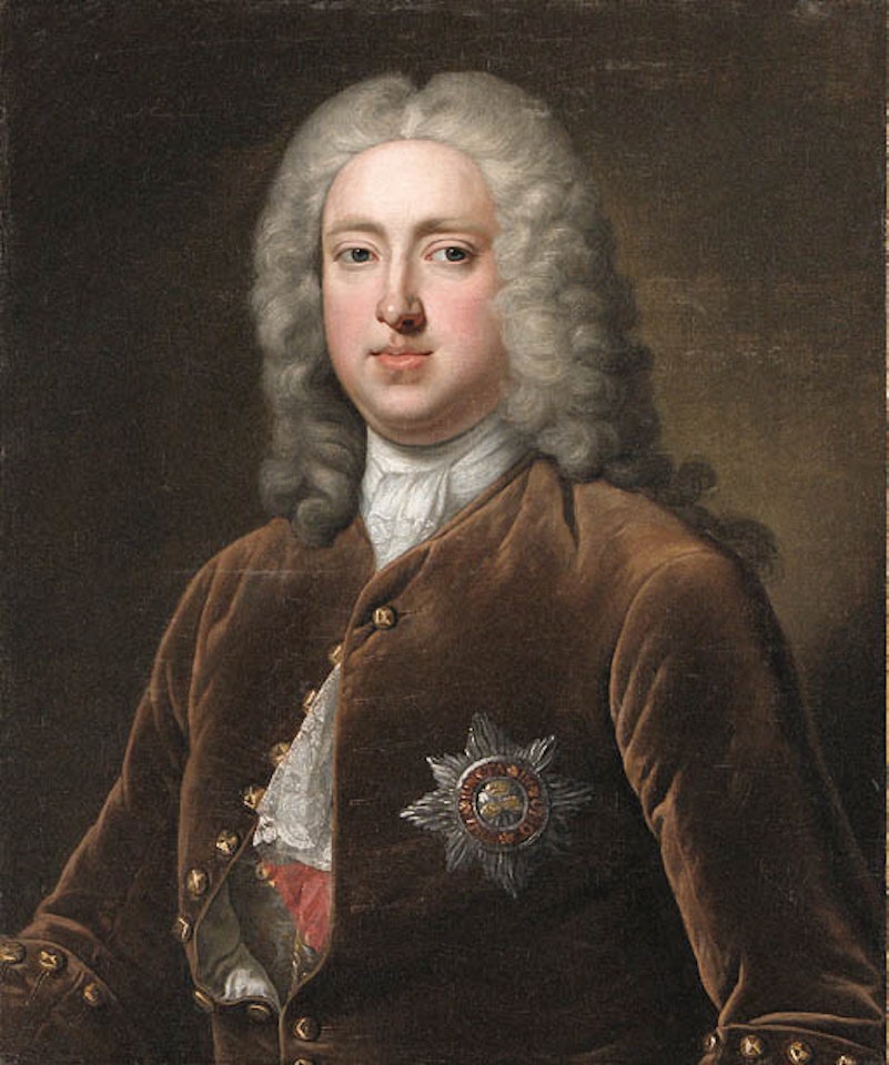 Portrait of gentleman wearing Star of the Order of Bath by William Hoare of Bath