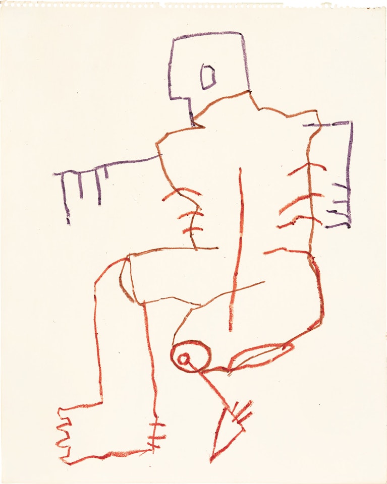 Untitled (The Athlete) by Jean-Michel Basquiat