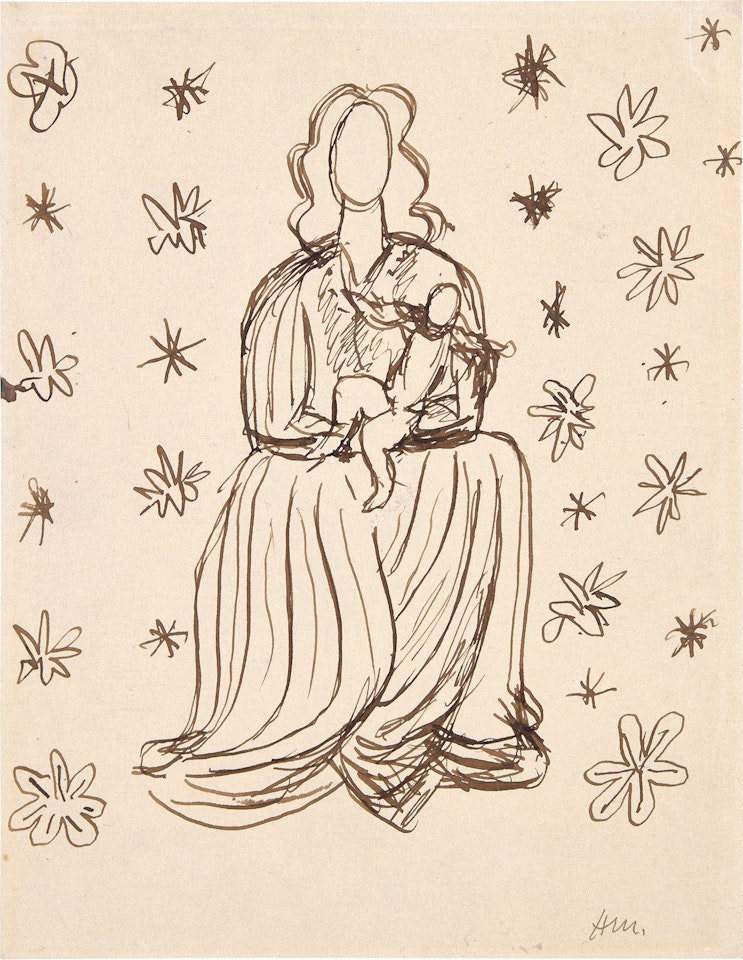 Vierge à l'enfant by Henri Matisse