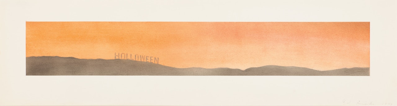 Holloween by Ed Ruscha