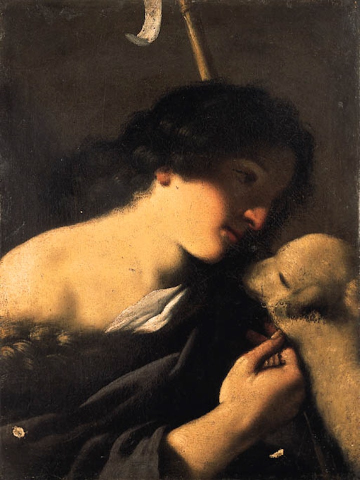 Saint John the Baptist by Guercino