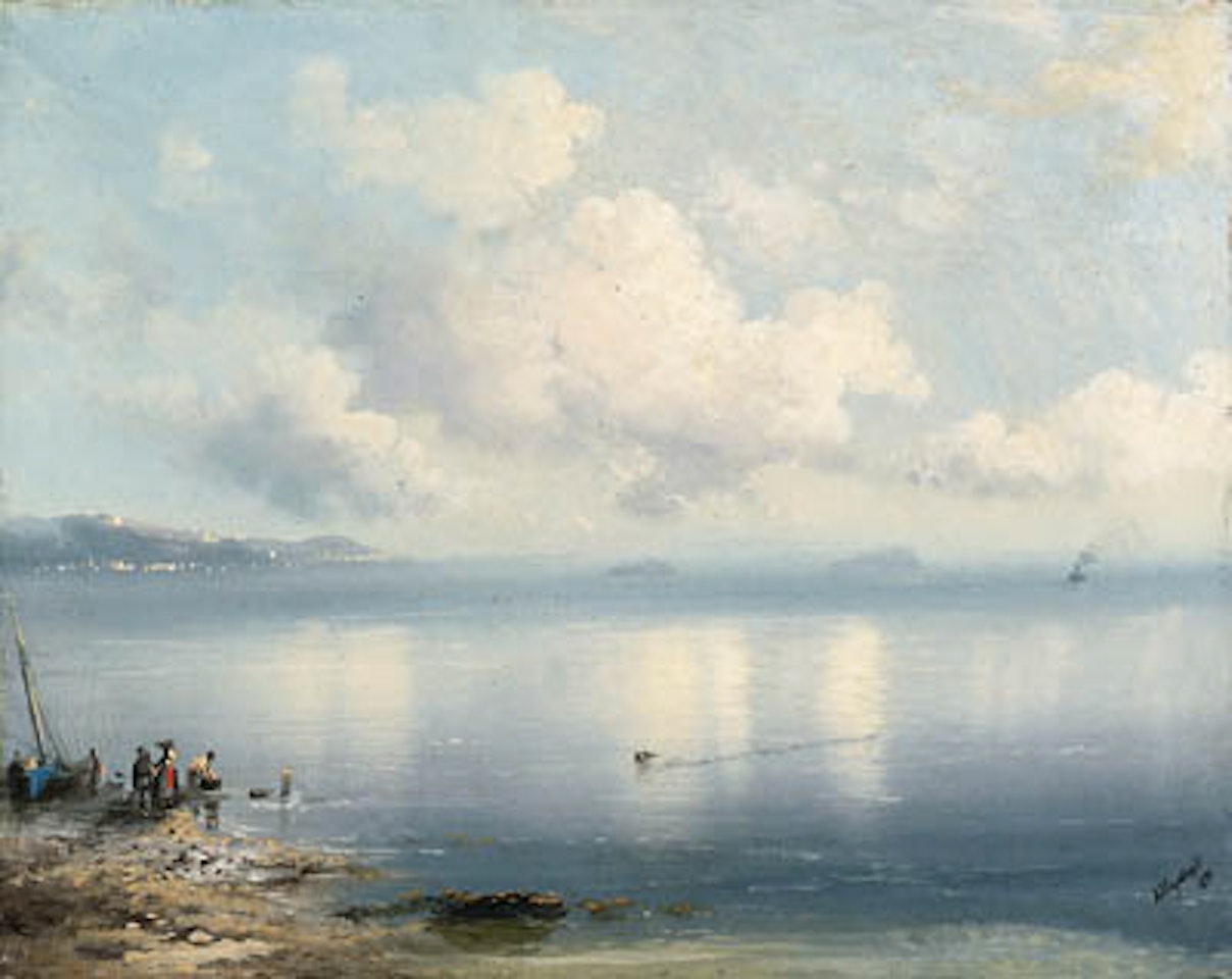 Tranquil seascape by Ivan Konstantinovich Aivazovsky