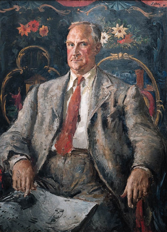 Portrait of Hon. Alvan T. Fuller, Governor of Massachusetts by Augustus Edwin John