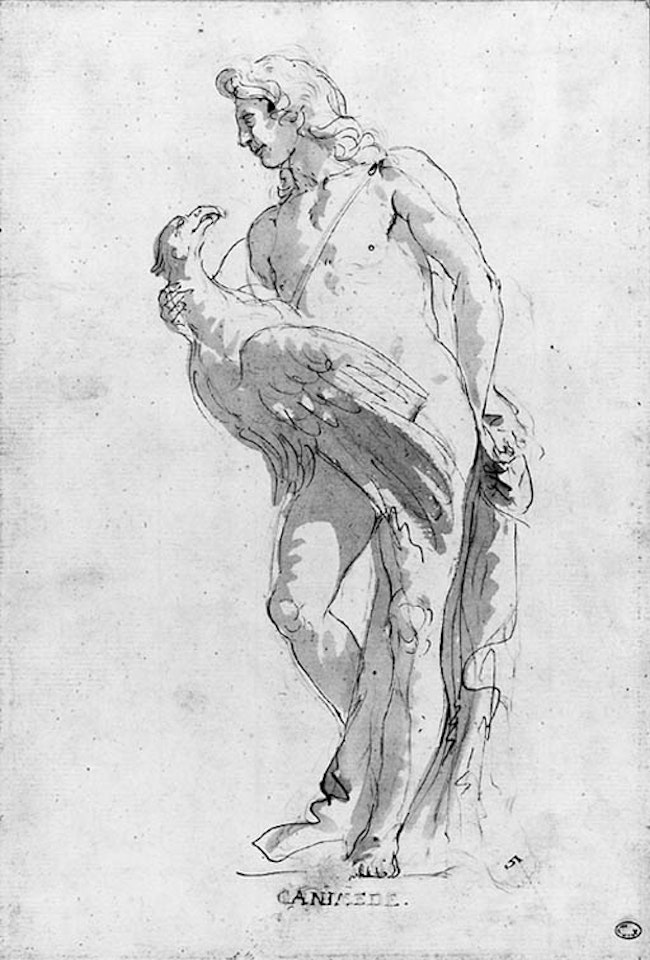 Ganymede - design for garden statuary by Giovanni Battista Tiepolo