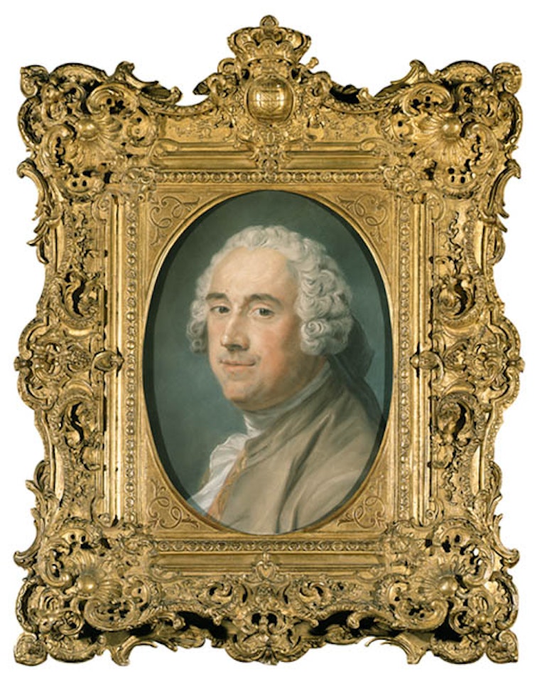 Portrait of gentleman by Maurice Quentin de la Tour