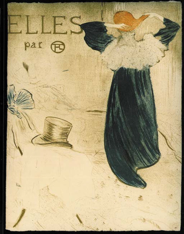 Elles, frontispiece by Henri de Toulouse-Lautrec