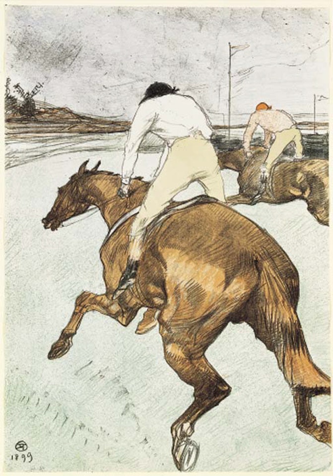 Le jockey by Henri de Toulouse-Lautrec