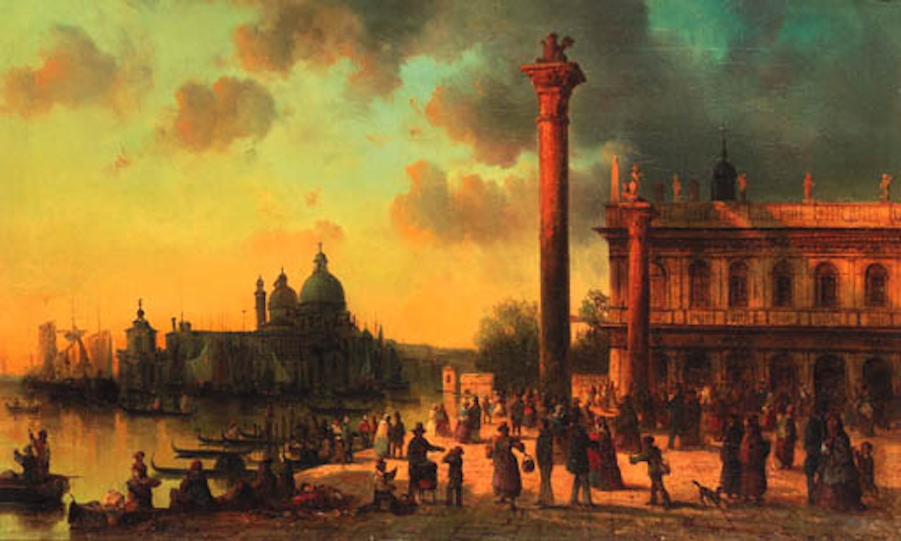 Piazza San Marco, Venice by German School