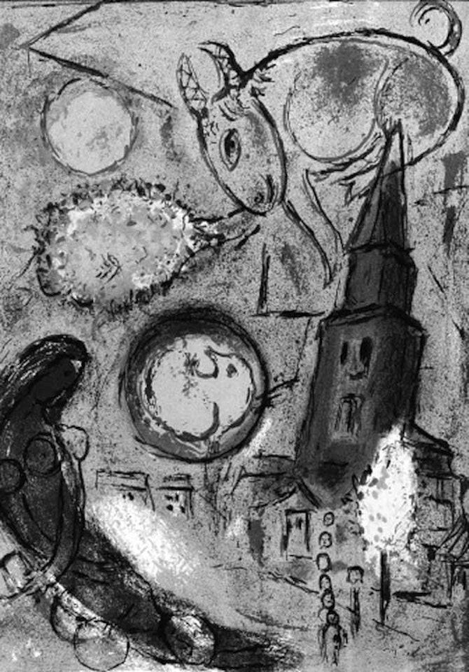 St. Germain-des-Pres by Marc Chagall