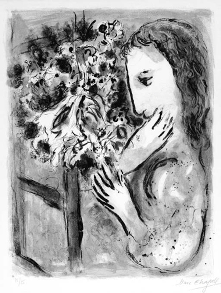 Woman by window by Marc Chagall