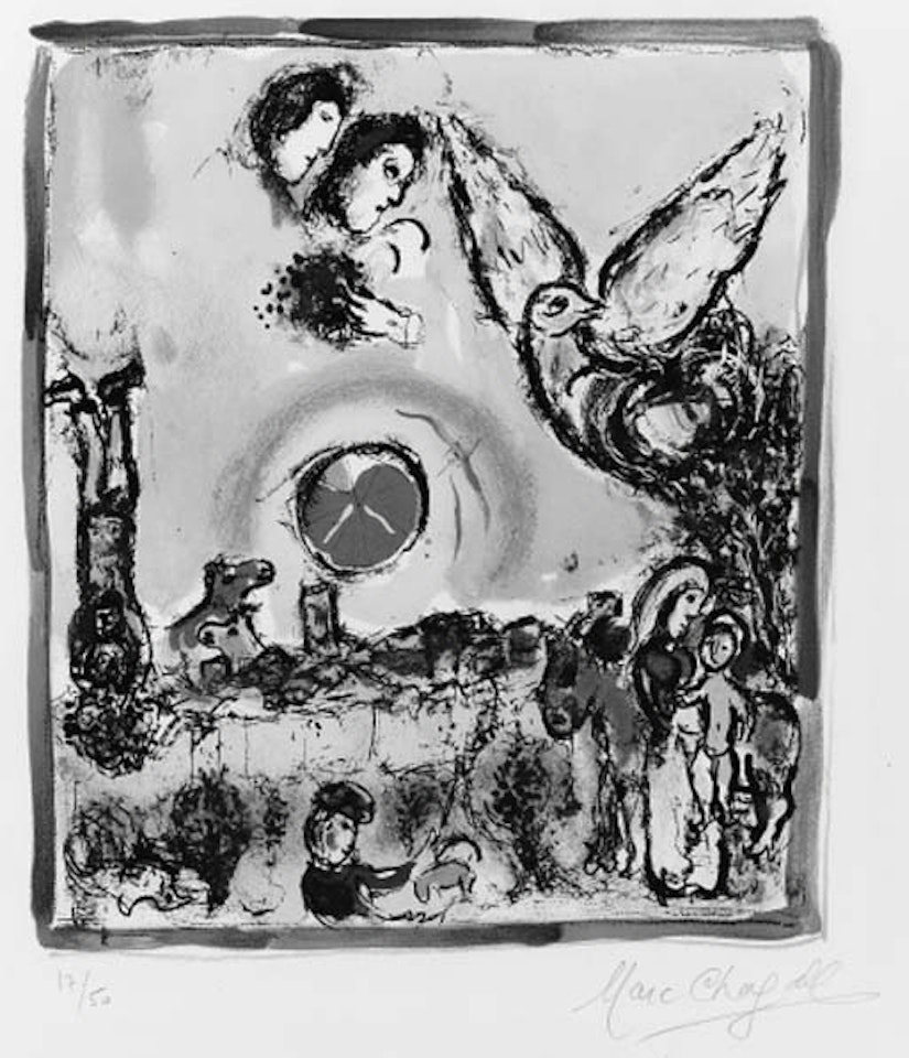 Rural composition by Marc Chagall