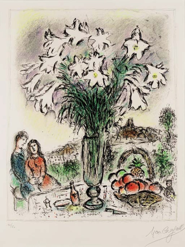 The arums by Marc Chagall