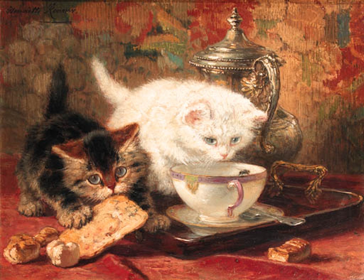 High Tea by Henriette Ronner-Knip
