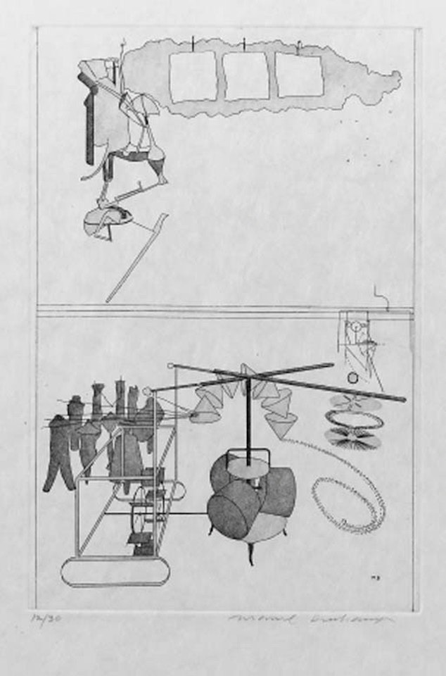 The Large Glass Completed by Marcel Duchamp