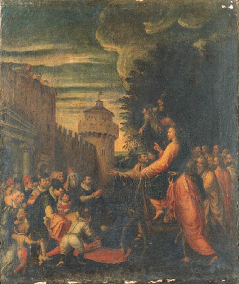L'entrata di Cristo a Gerusalemme by Italian School