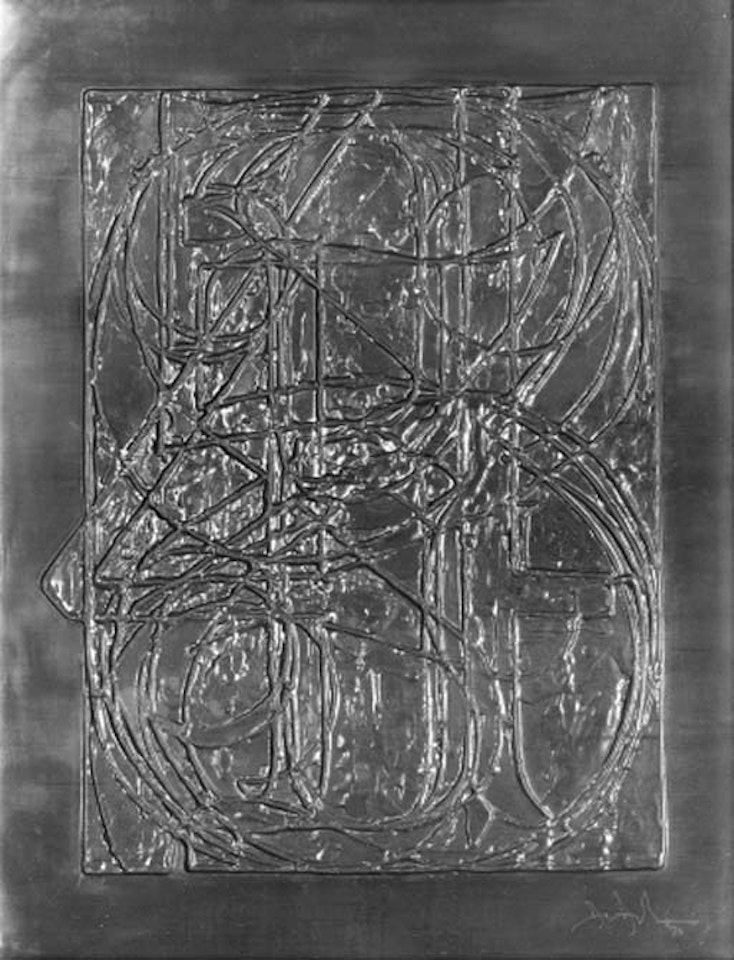 0 through 9, from Lead Reliefs by Jasper Johns