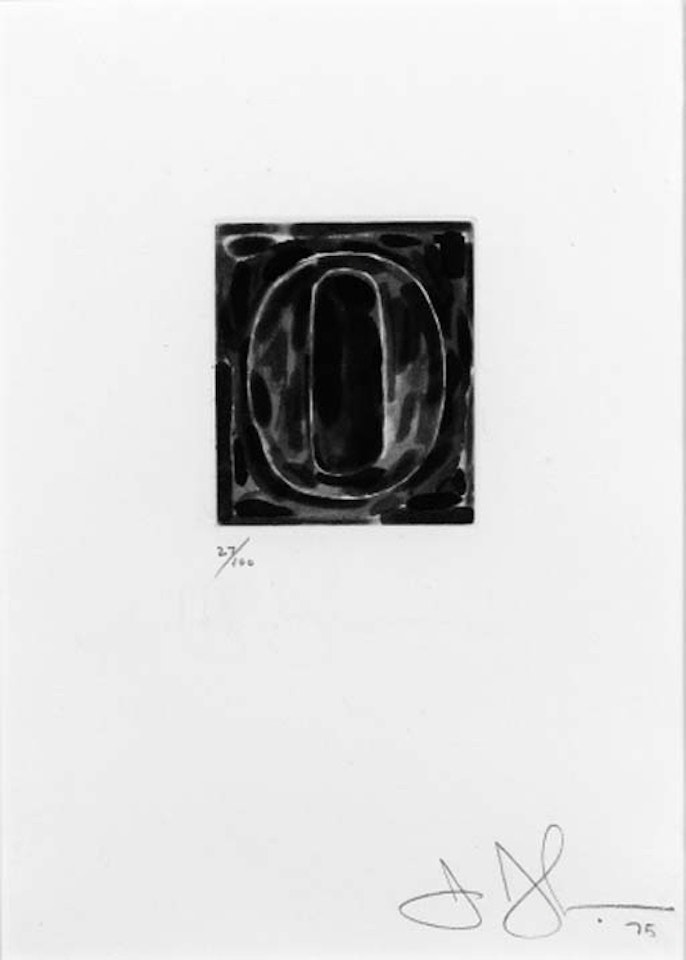 Zero by Jasper Johns